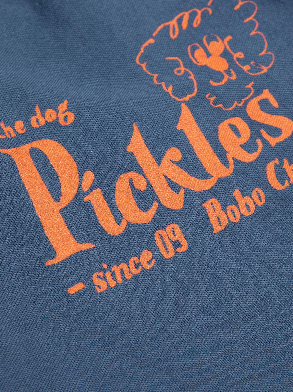 Pantaloni per bambino Bobo Choses blu con stampa "Pickles The Dog" B126AC090 411 BOBO CHOSES KIDS