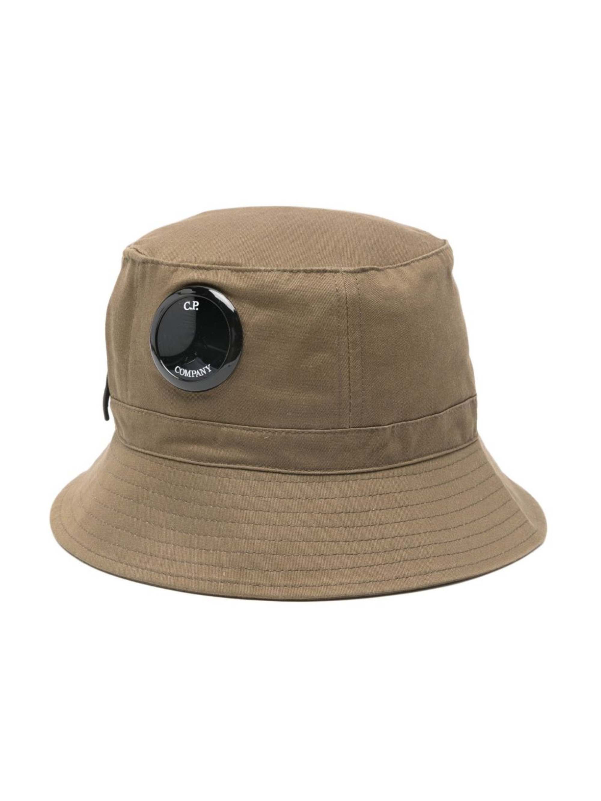 Cappello per bambino C.P. Company Kids marrone con logo CMX00NLOA04 30191 C.P.COMPANY KIDS