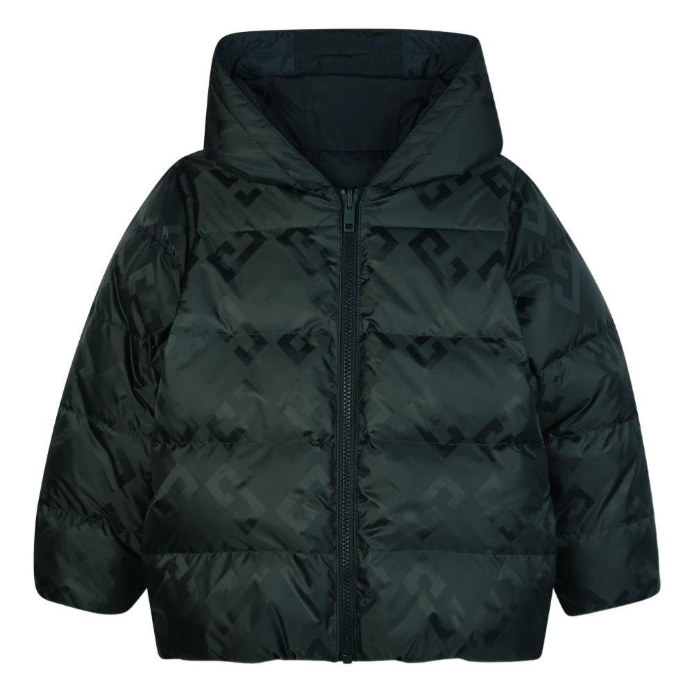 Giubbino per bambina Givenchy Kids verde con cappuccio H30931 672 GIVENCHY KIDS