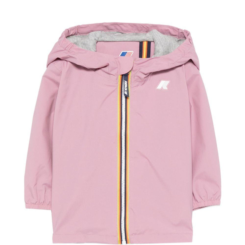 Giubbino per neonata K-Way Kids rosa con cerniera<BR/> K4136IW H41 K-WAY KIDS