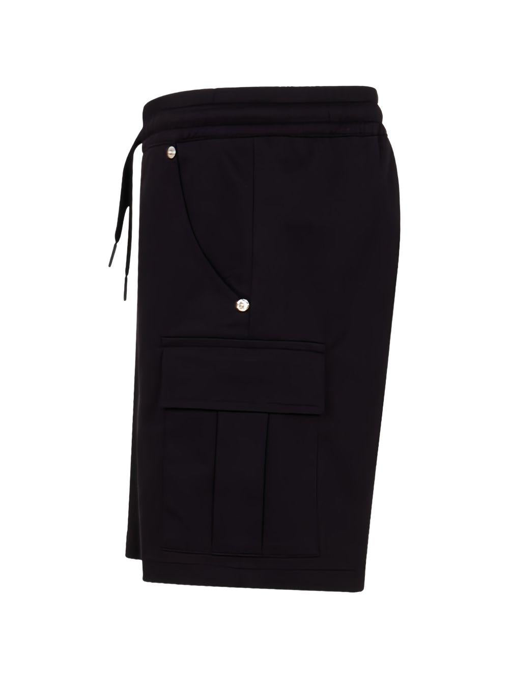 Shorts per bambino MSGM Kids nero con coulisse in vita S6MSJBBE254 110 MSGM KIDS