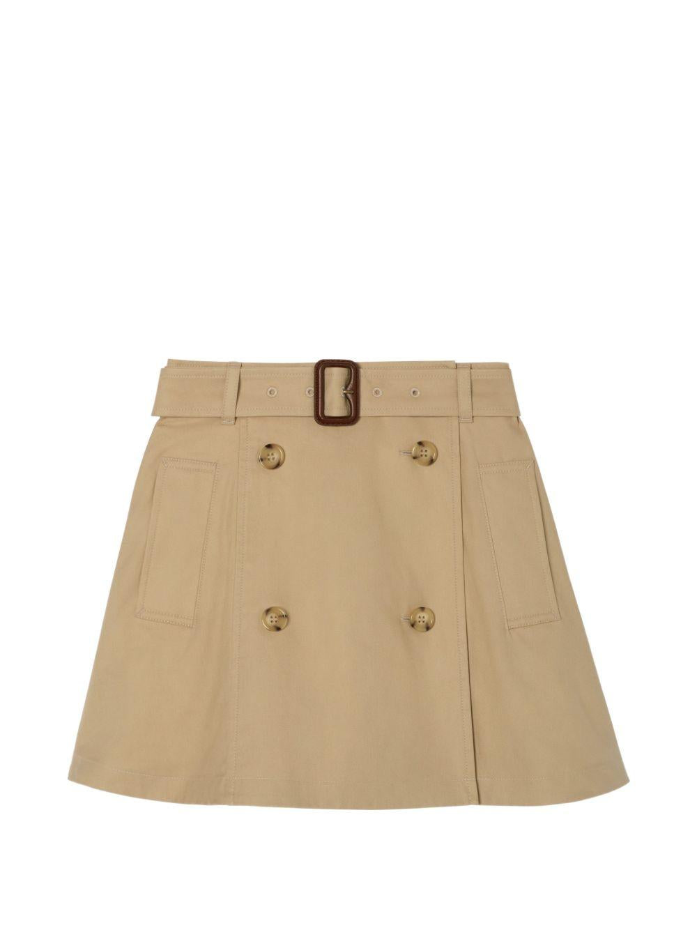 Gonna per bambina Burberry Kids beige con tasche laterali 8126201 B9719 BURBERRY KIDS