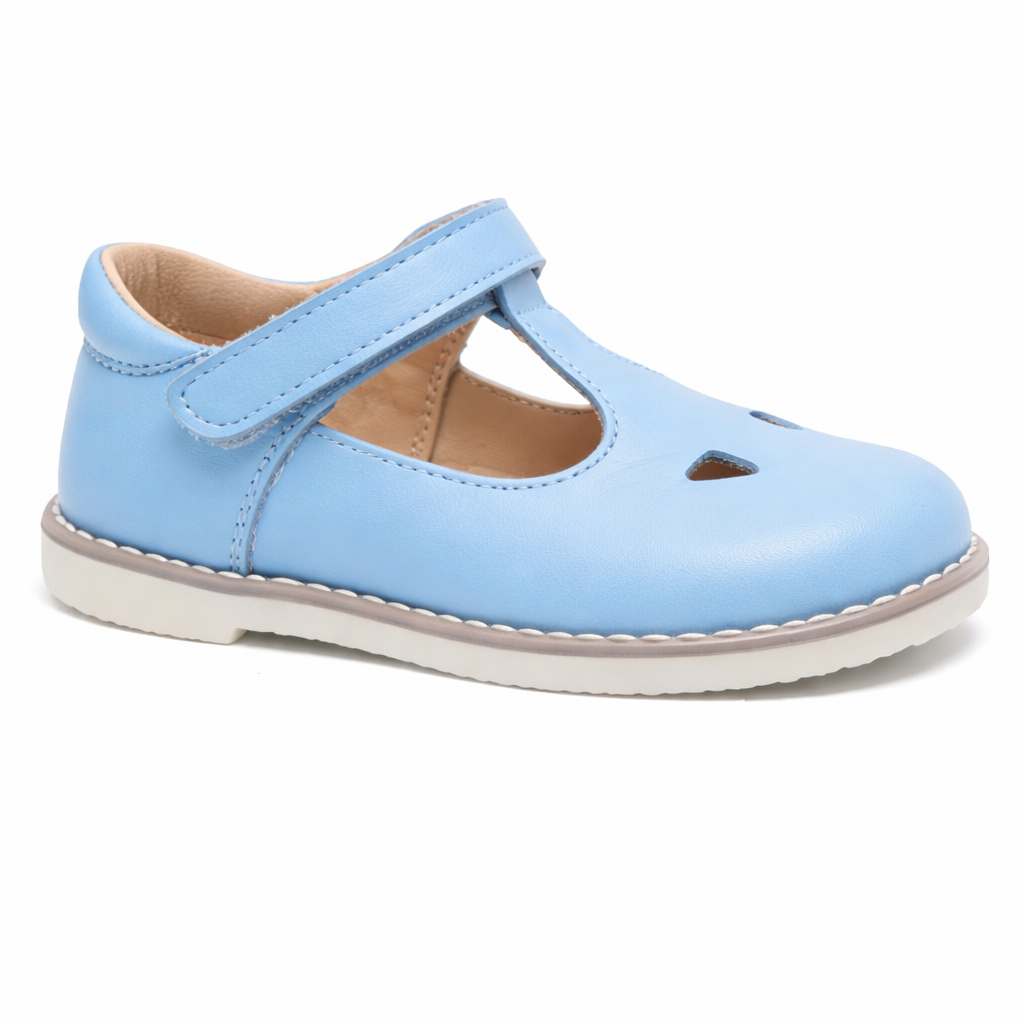 Scarpine per bambino Eli1957 azzurro con chiusura laterale a strappo 8865AJ TOUS Eli Kids