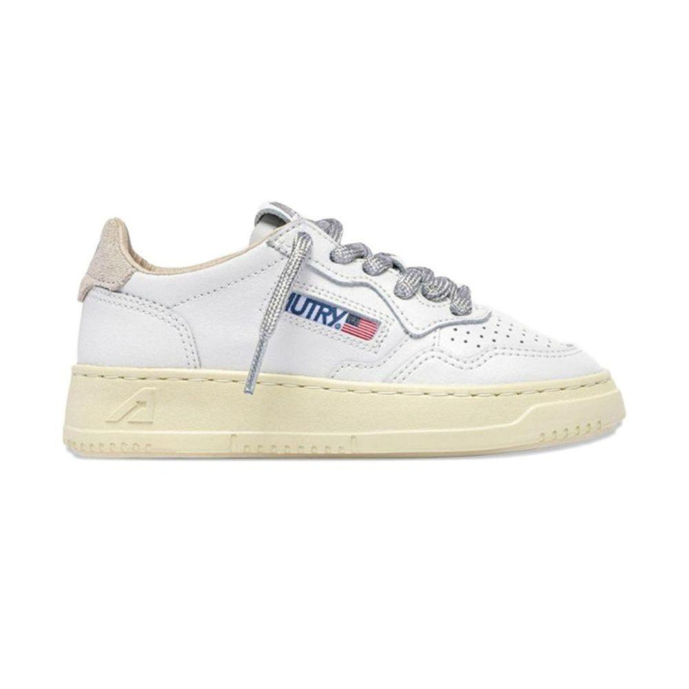 Sneakers per bambini Autry Kids Medalist bianche con lacci KULK WF01 AuTRY KIDS