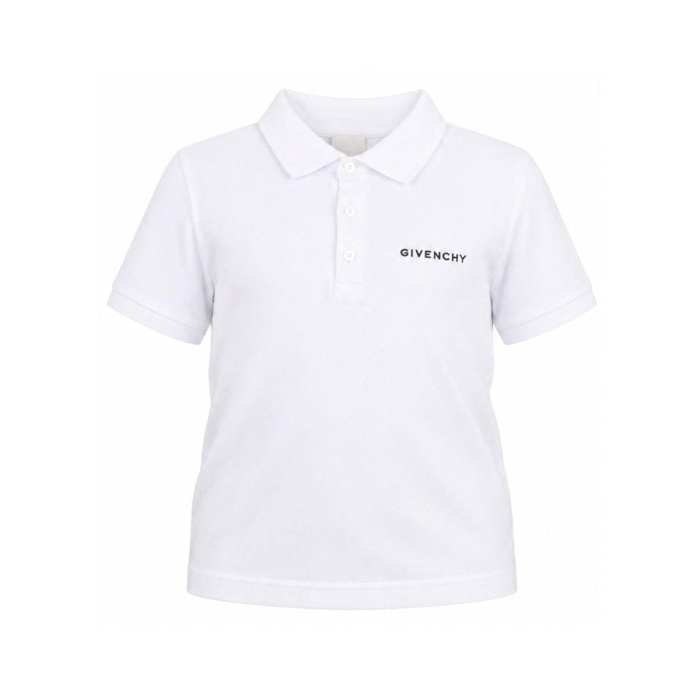 Polo per bambino Givenchy Kids bianco con colletto H31121 10P GIVENCHY KIDS