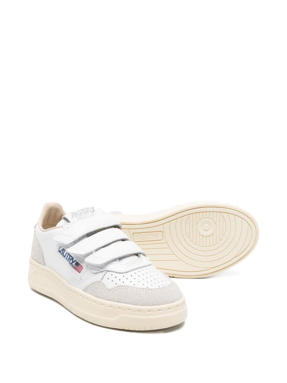 Sneakers per bambini AuTRY Kids bianche con chiusura a strappi KILK PQ02 AuTRY KIDS