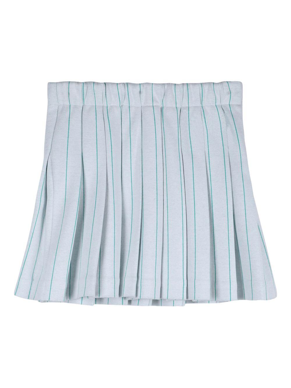 Gonna plissettata per bambina The Marc Jacobs x Disney verde chiaro con motivo a righe W60737 126 THE MARC JACOBS KIDS