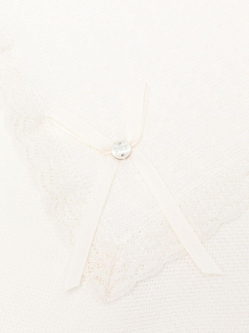 Coperta per neonati Paz Rodriguez avorio con pizzo Paz V26 029-123235 6062 PaZ RODRIGUEZ