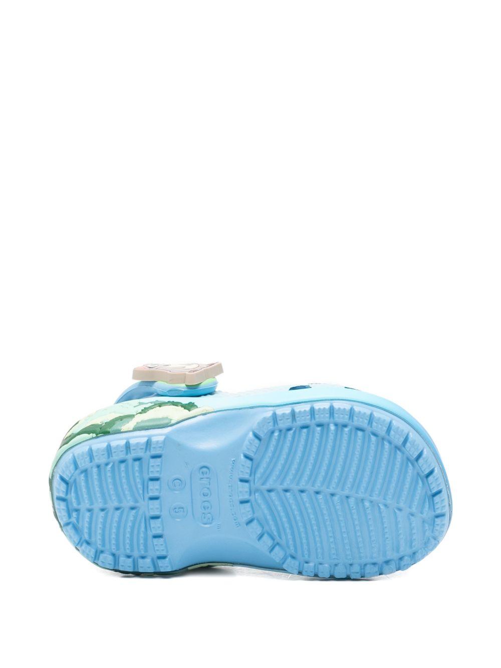 Ciabatte per bambino Crocs Kids azzurre con stampa grafica Bluey Best Buddies 212369 MLT CROCS KIDS