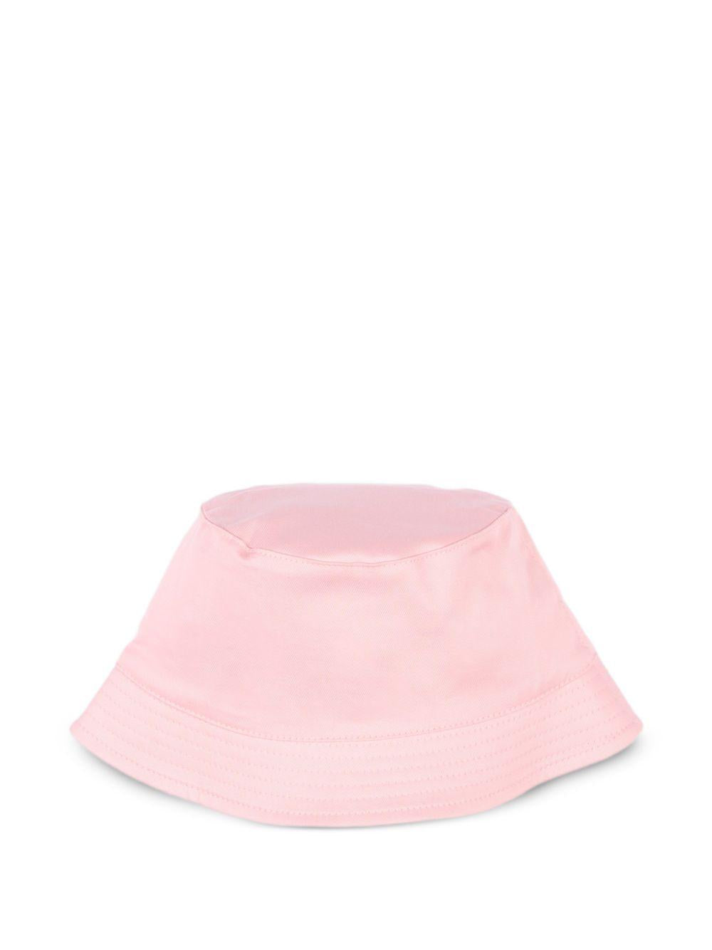 Cappello per neonata Moschino Kids rosa con stampa Teddy Bear MNX057LPA01 50209 MOSCHINO KIDS