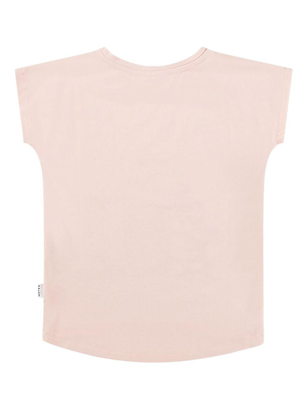 T-shirt Ragnhilde per bambina Molo rosa con stampa animali 2S26A212 5228 MOLO KIDS