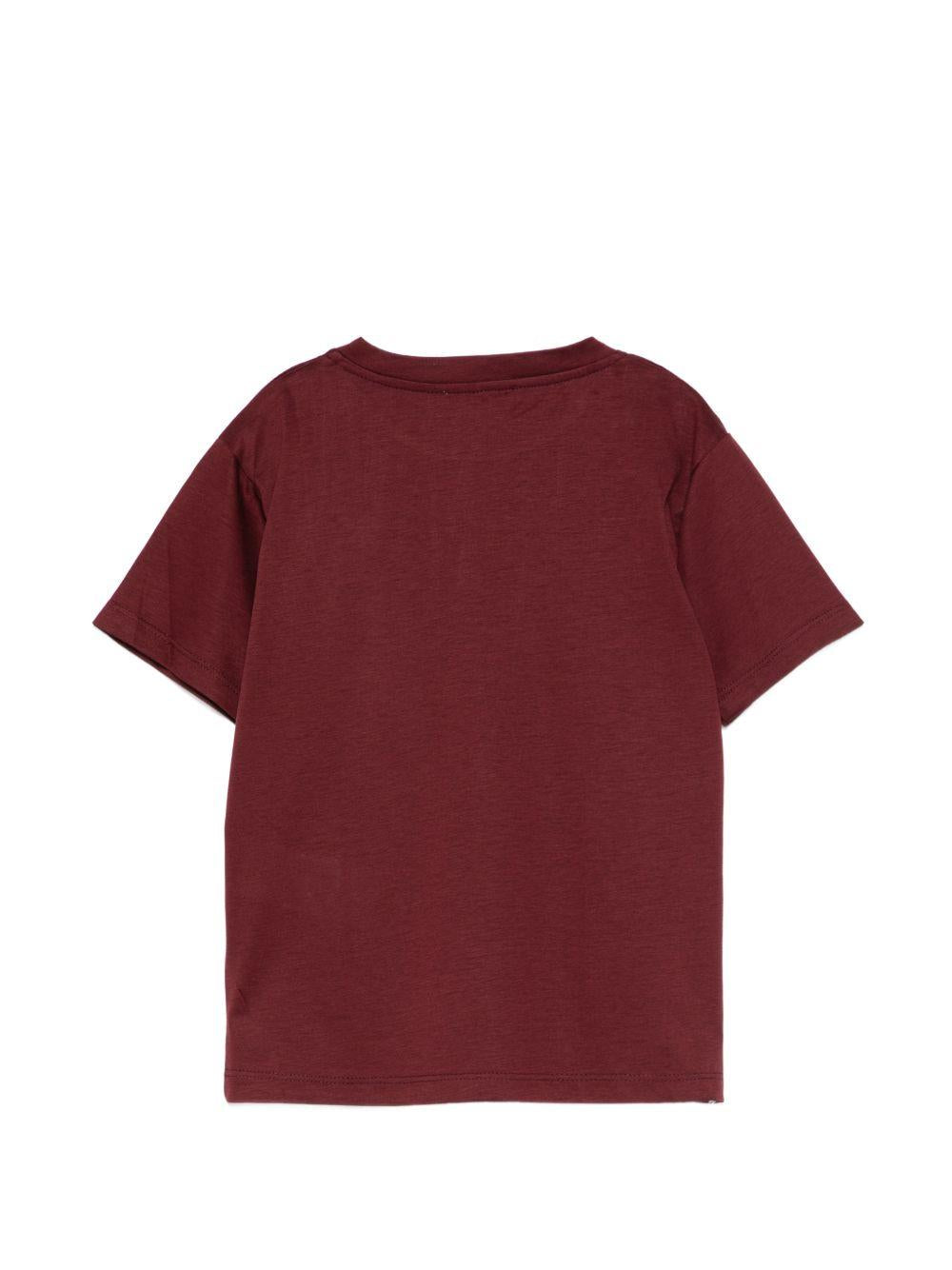 T-shirt per bambino Paolo Pecora Kids rosso ciliegia con maniche corte PP4219 CHERRY PAOLO PECORA KIDS