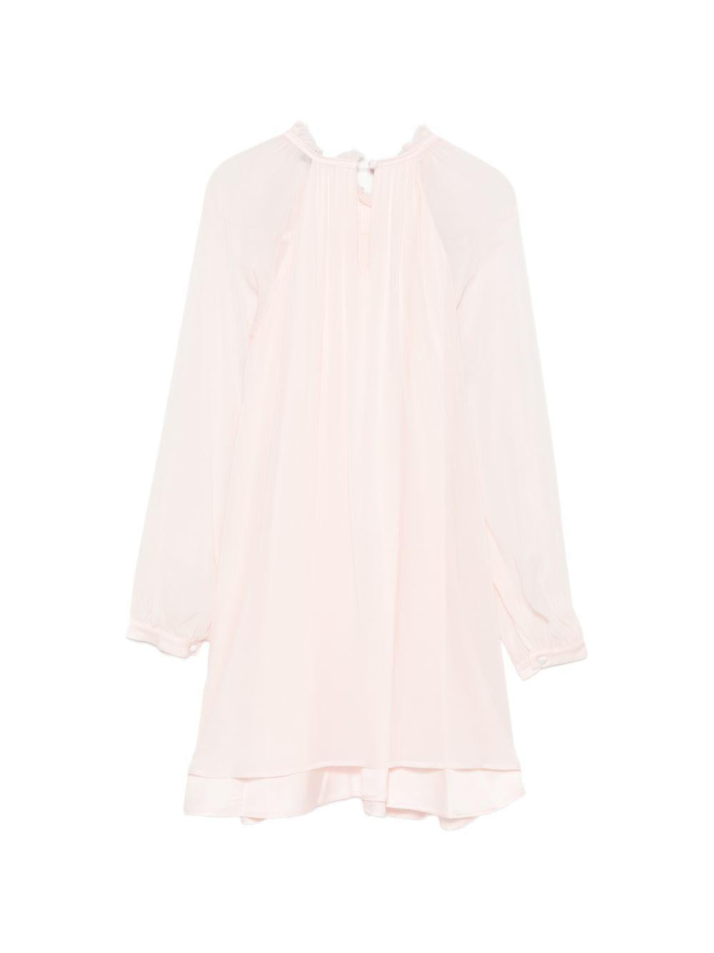 Abito per bambina Alberta Ferretti Kids rosa con dettaglio ruches R1G902 7140 0013 ALBERTA FERRETTI KIDS