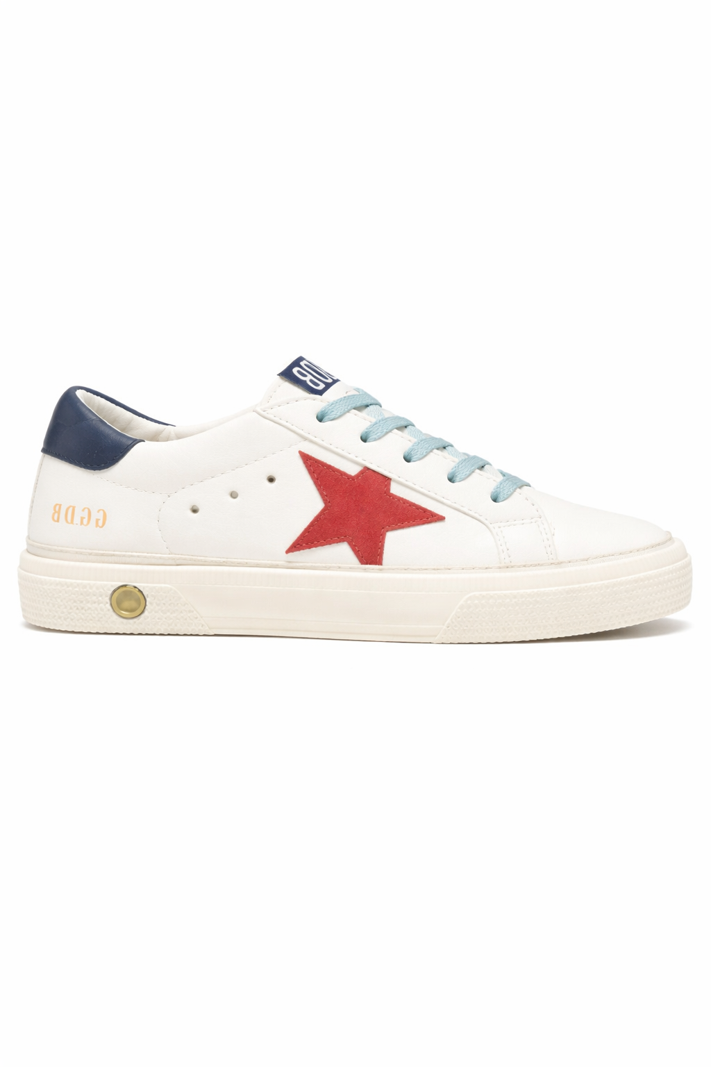 Scarpe per bambino Golden Goose Kids bianche con dettagli color oro F01033F008061 10575 GOLDEN GOOSE KIDS