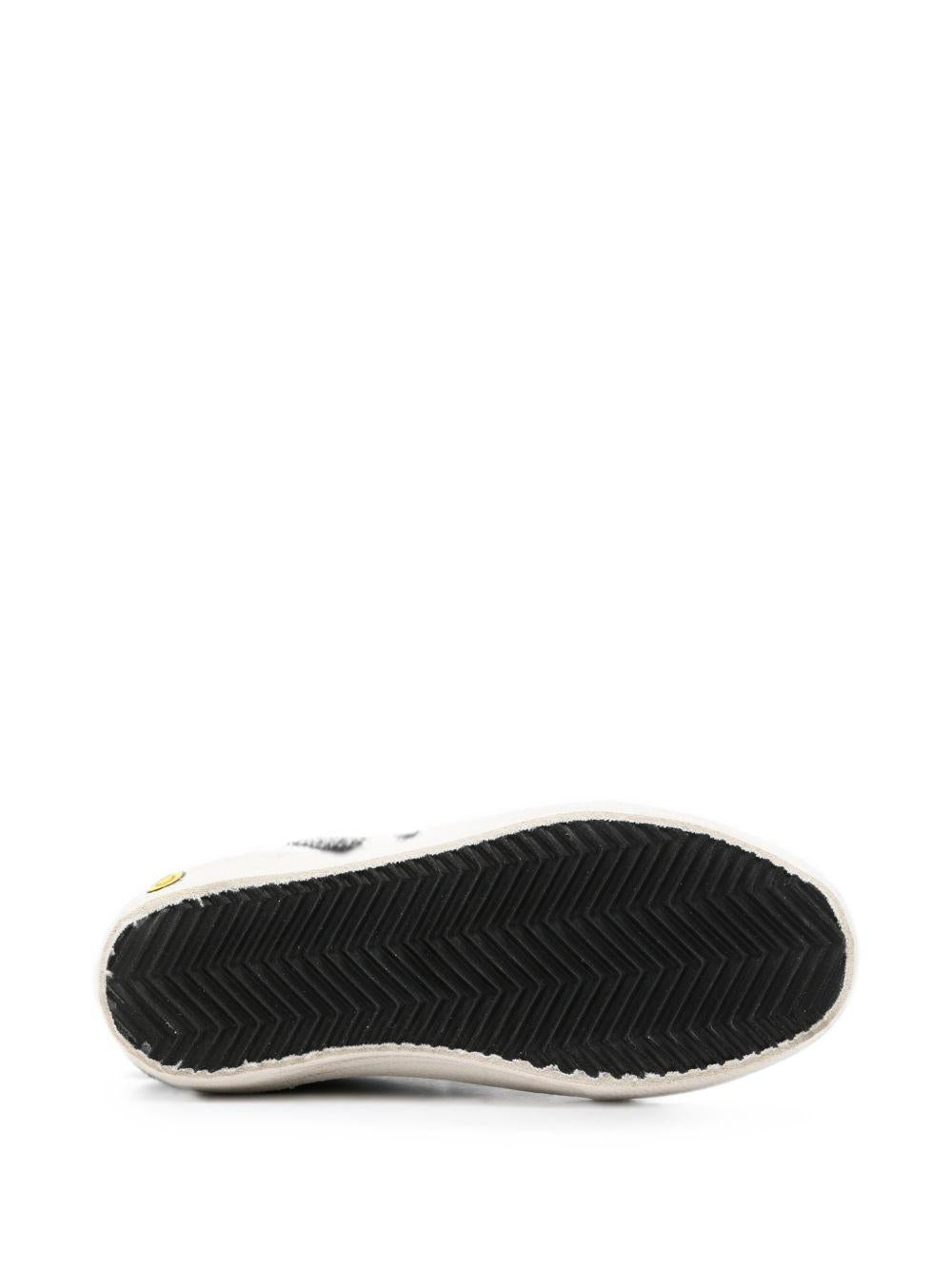 Sneakers per bambina Goolden Goose Kids nera con stella glitterata<BR/> F00107F008661 90100 GOLDEN GOOSE KIDS