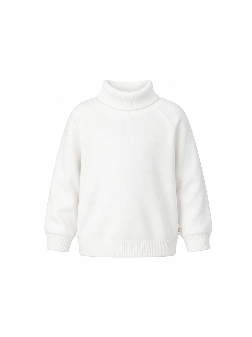 Maglione per bambini Douuod Kids bianco con collo alto DZ9P10 Z4117 101 DOUUOD KIDS