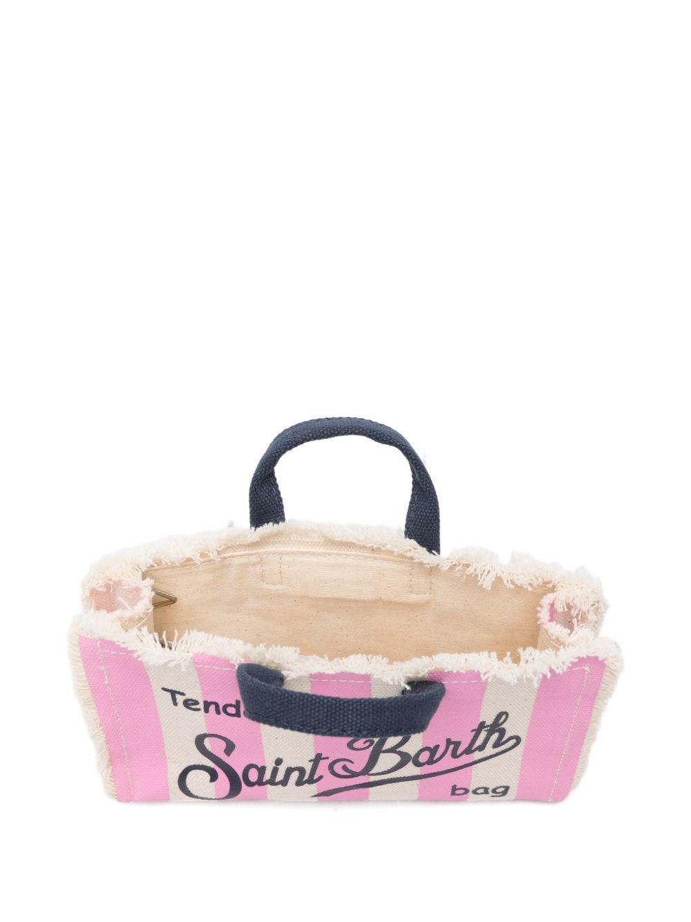 Phone bag MC2 Saint Barth beige e rosa con stampa logo PHONE001 00716L MC2 ST. BARTH KIDS