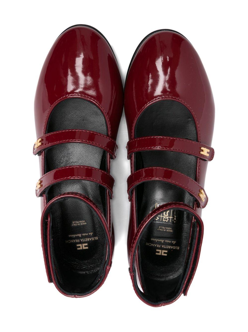 Ballerine per bambina Elisabetta Franchi La Mia Bambina rosse con cinturino alla caviglia F4A3E03261848R 006 ElISABETTA FRANCHI
