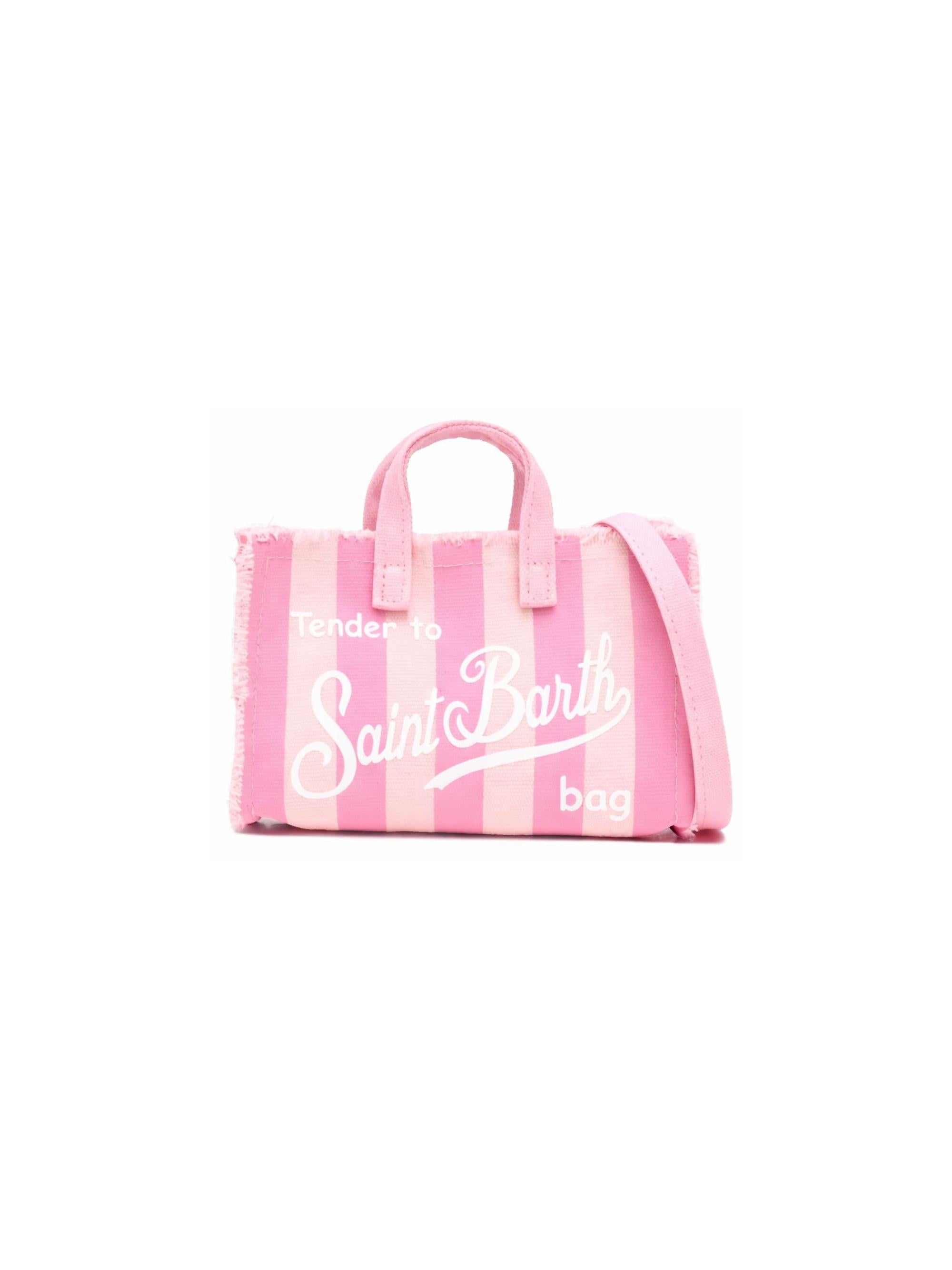 Phone bag MC2 Saint Barth rosa con design a strisce PHONE001 02691L MC2 ST. BARTH KIDS
