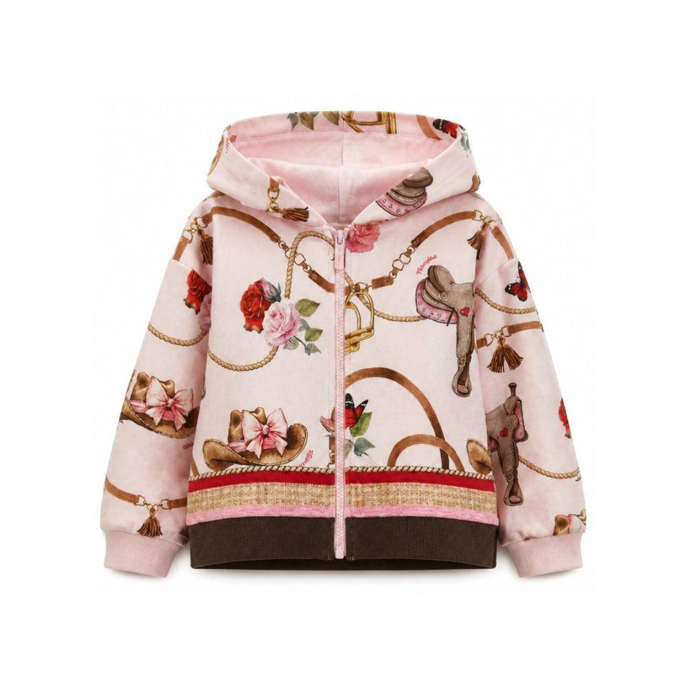 Felpa per bambina Monnalisa Kids rosa con stampa grafica Toy Story 19H800 8005 094F MONNALISA KIDS
