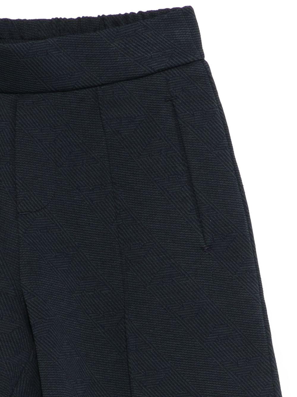 Tuta per bambino Emporio Armani Kids bianco con dettaglio logo EB001621 AF13715 MZ825 EMPORIO ARMANI KIDS