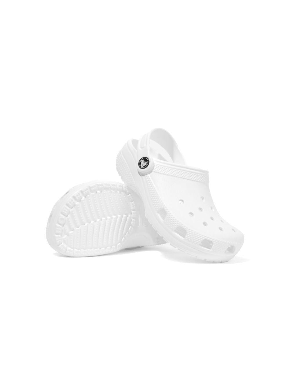 Clogs per bambini Crocs Kids bianche con cinturino posteriore 206991 WHI CROCS KIDS