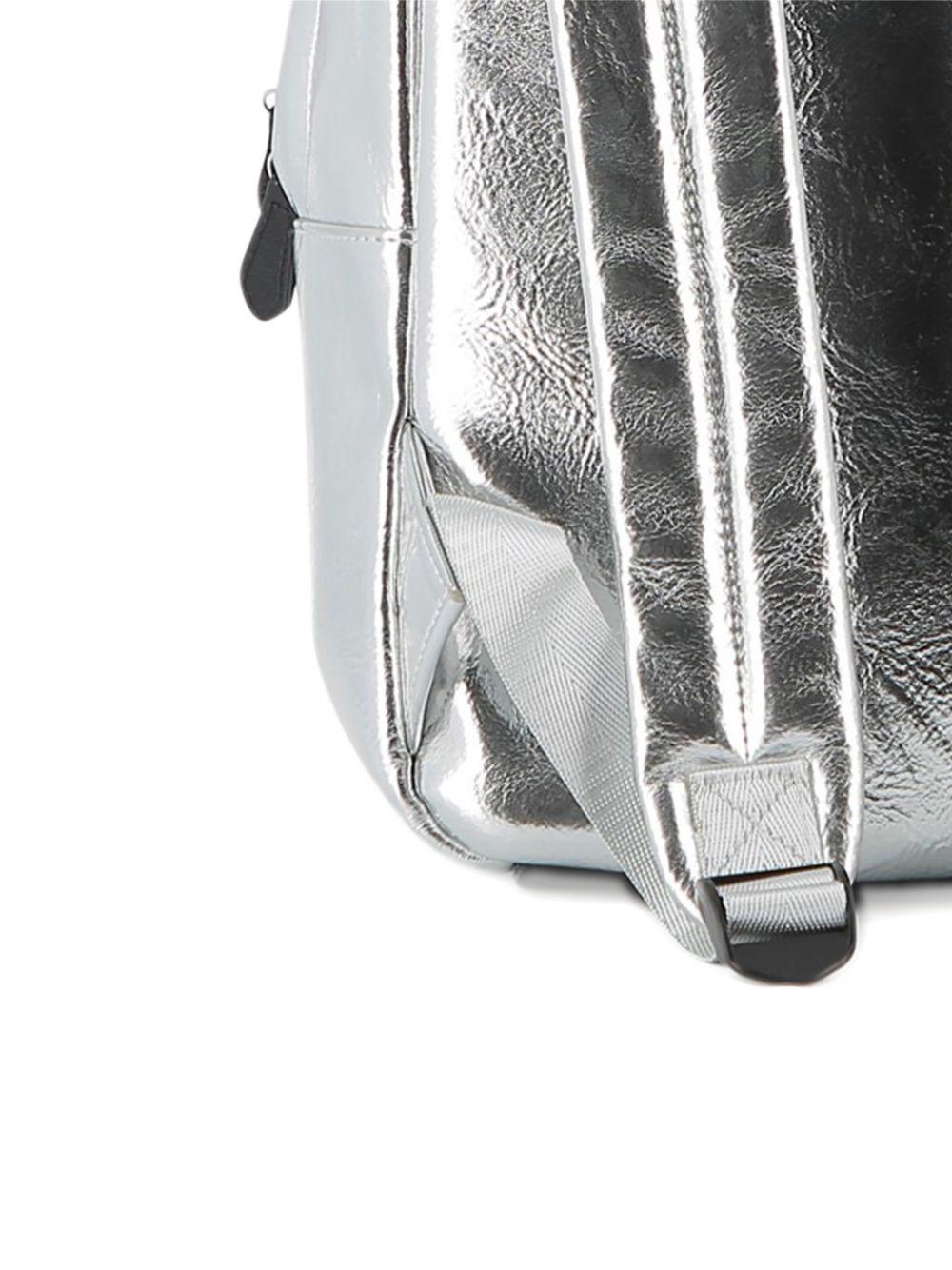 Zaino per bambini Karl Lagerfeld Kids argento con stampa Z31215 016 KARL LAGERFELD KIDS
