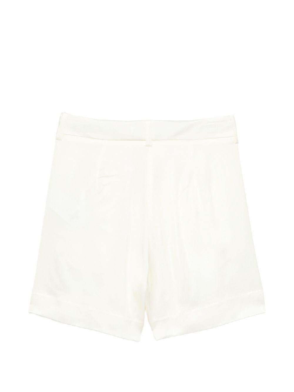 Shorts plissettati per bambina Alberta Ferretti Kids gialli con dettagli a pieghe R1G400 7141 0035 ALBERTA FERRETTI KIDS