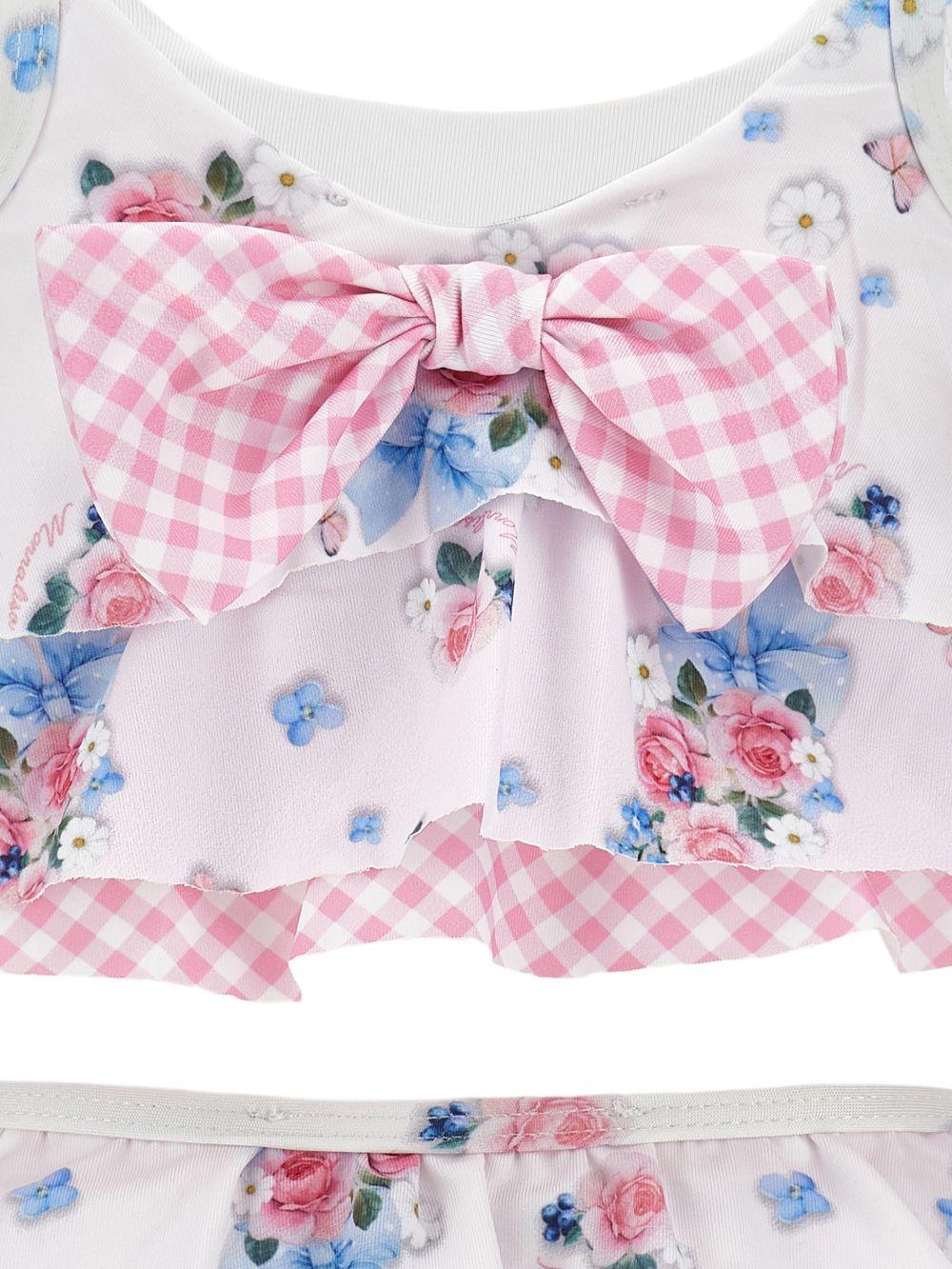 Bikini per neonata Monnalisa multicolore con motivo a fiori 39G022 7053 9990 MONNALISA KIDS