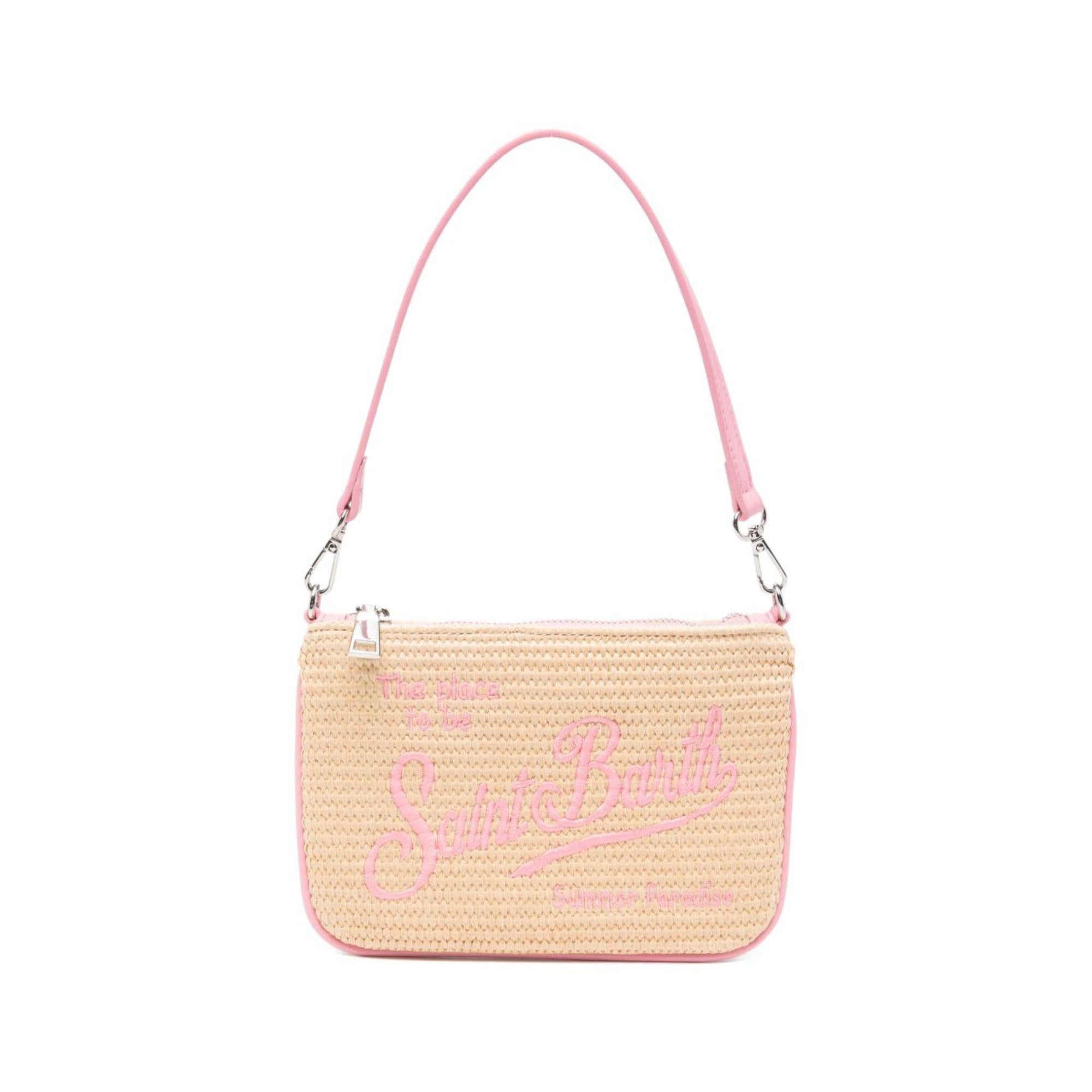 Pochette Parisienne MC2 Saint Barth beige con ricamo logo PARM002 00415L MC2 ST. BARTH KIDS