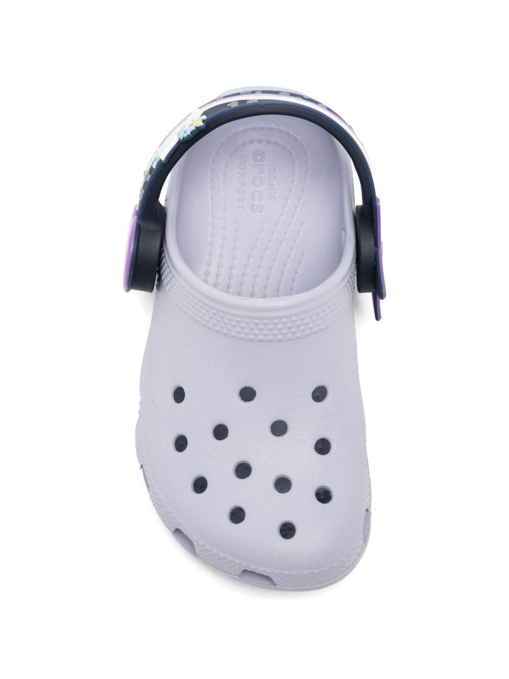 Ciabatte per bambina Crocs Kids viola con dettaglio cuore 211892 FRGP CROCS KIDS
