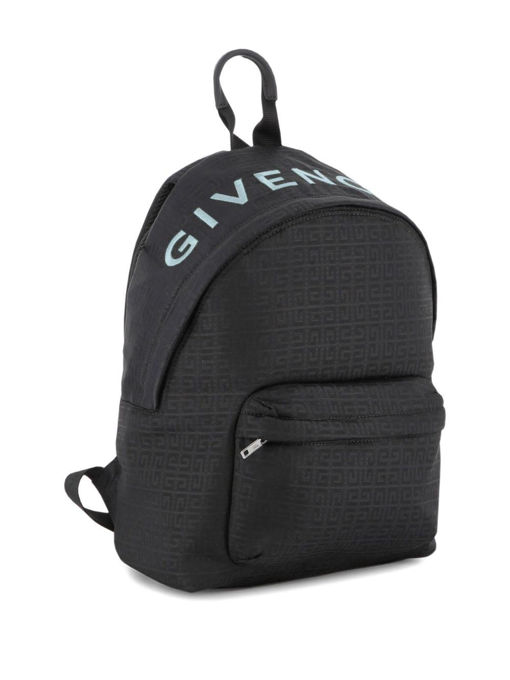 Zaino per bambini Givenchy Kids nero con logo ricamato H30902 09B GIVENCHY KIDS