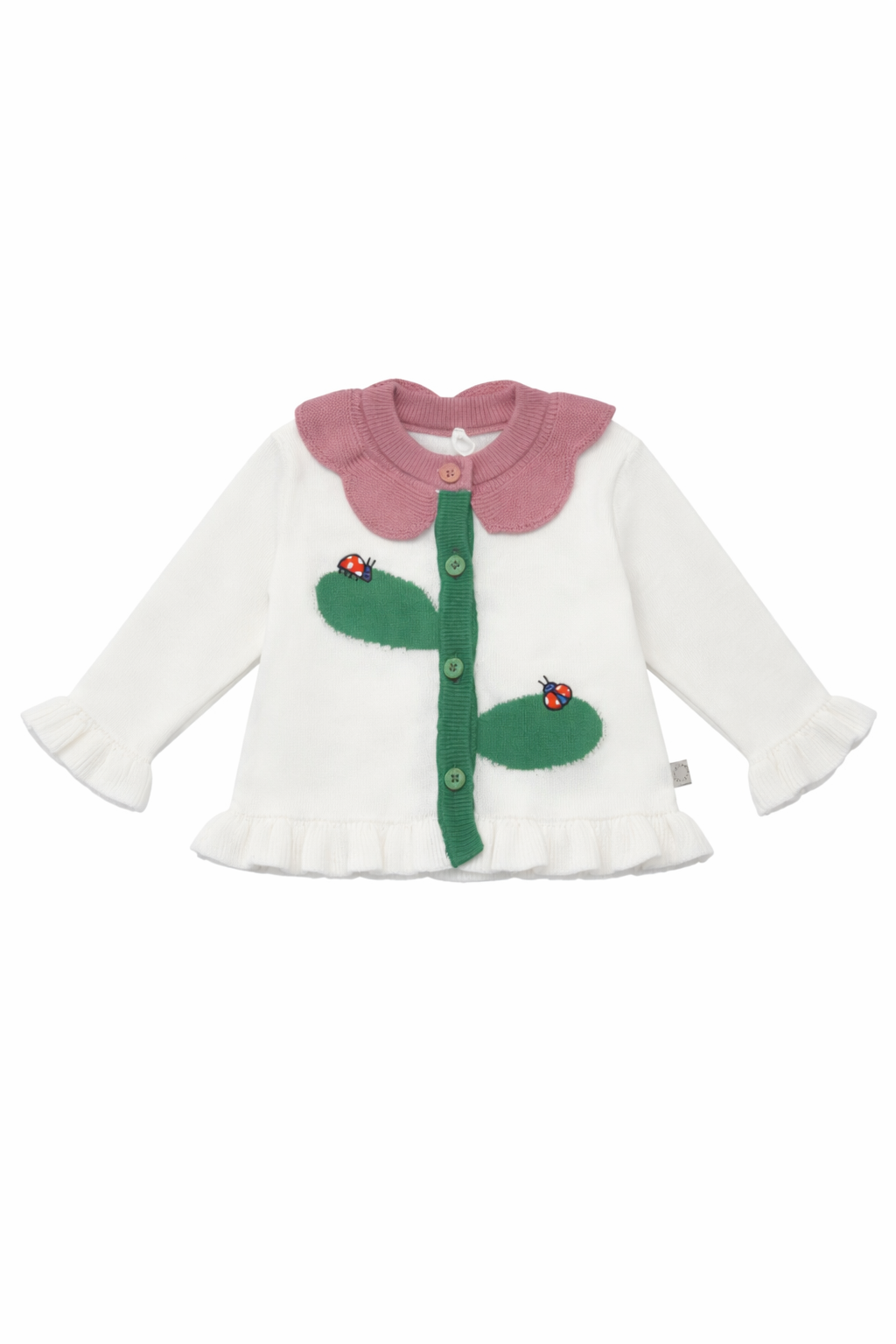 Maglione per neonata Stella McCartney Kids bianco con design a fiore TY9100 Z2423 101 STELLA McCARTNEY KIDS