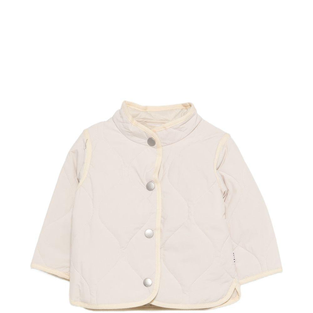 Piumino Harrie per neonata Molo beige con design trapuntato 5S26M311 5645 MOLO KIDS