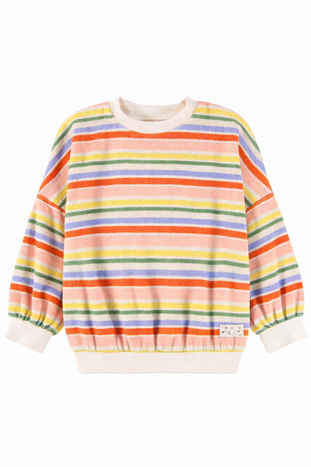 Felpa Marika per bambina Molo multicolore con design a righe 2S26J209 9487 MOLO KIDS
