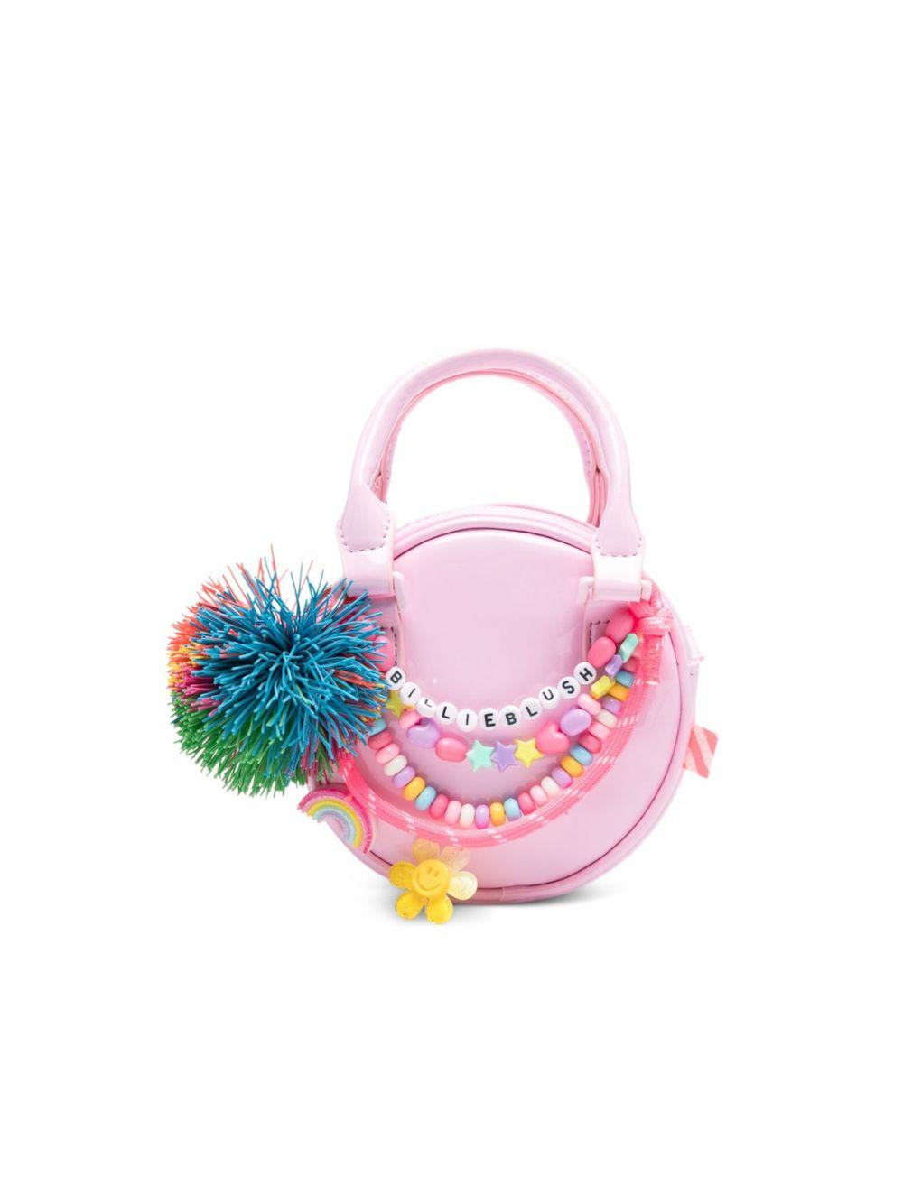 Borsa per bambina Billieblush rosa con tracolla a perline U22045 46N BILLIEBLUSH KIDS