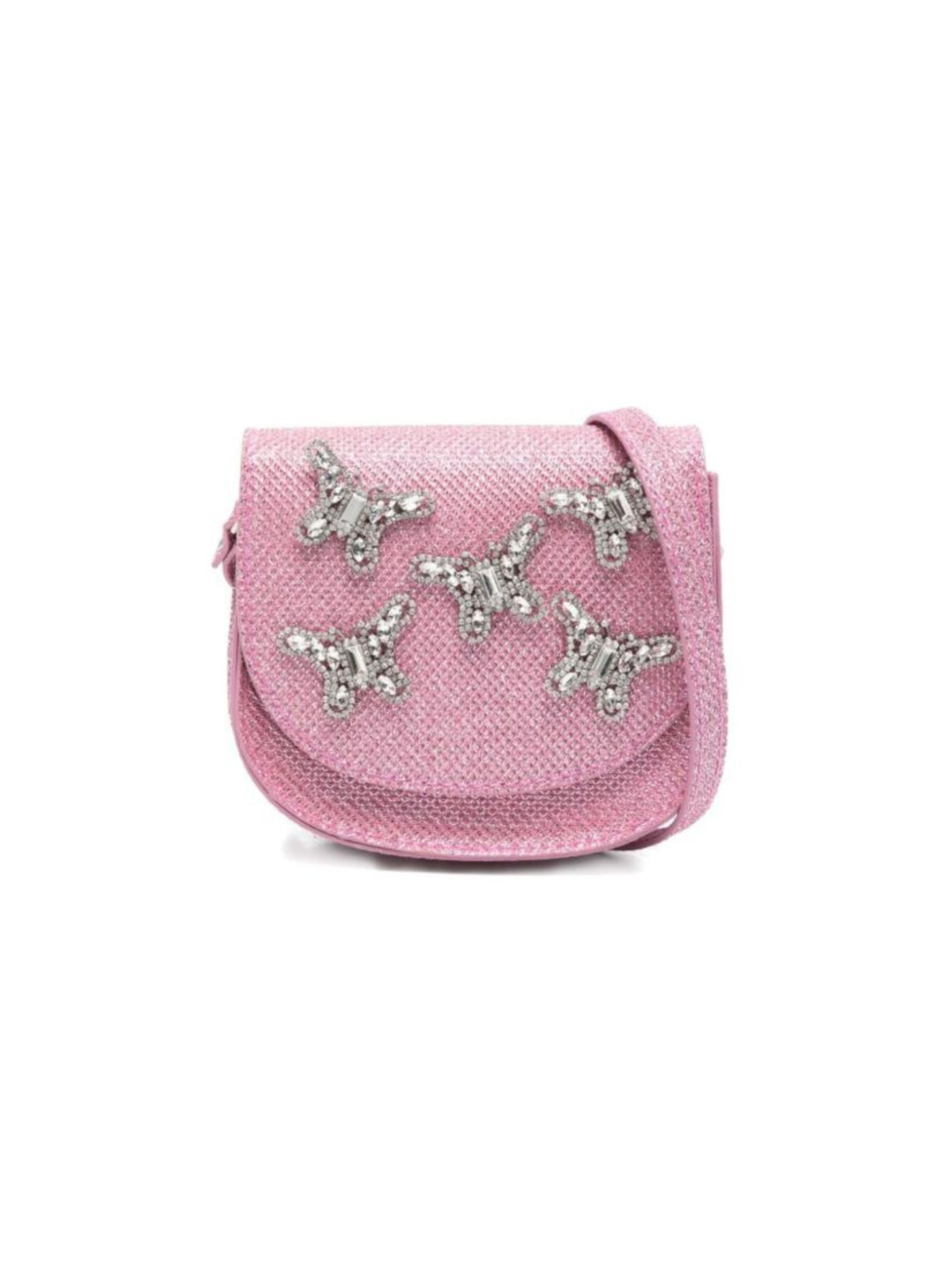 Borsa per bambina Aruna Seth rosa con applicazione farfalle BAG01 PINK ARUNA SETH KIDS