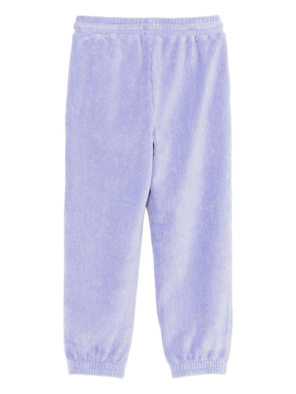 Pantaloni sportivi per bambina Scotch & Soda Kids viola con coulisse in vita 180730 500 SCOTCH&SODA