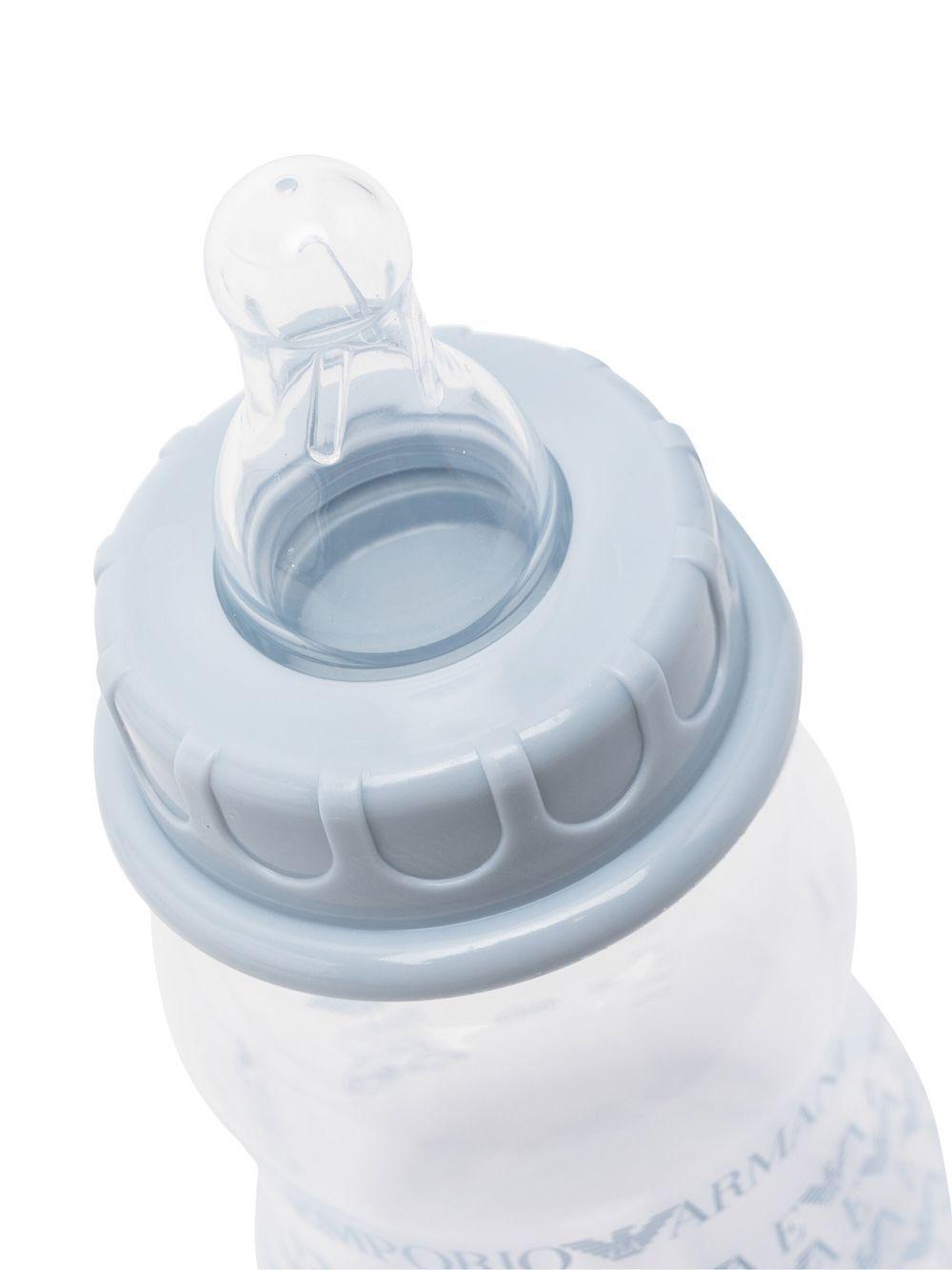 Biberon per neonato Emporio Armani Kids azzurro con stampa del logo 409173 CC919 00631 EMPORIO ARMANI KIDS