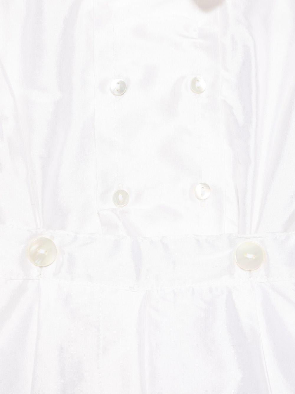 Set camicia e shorts per neonati Mariella Ferrari bianco in seta PLP14 515 515 MARIELLA FERRARI