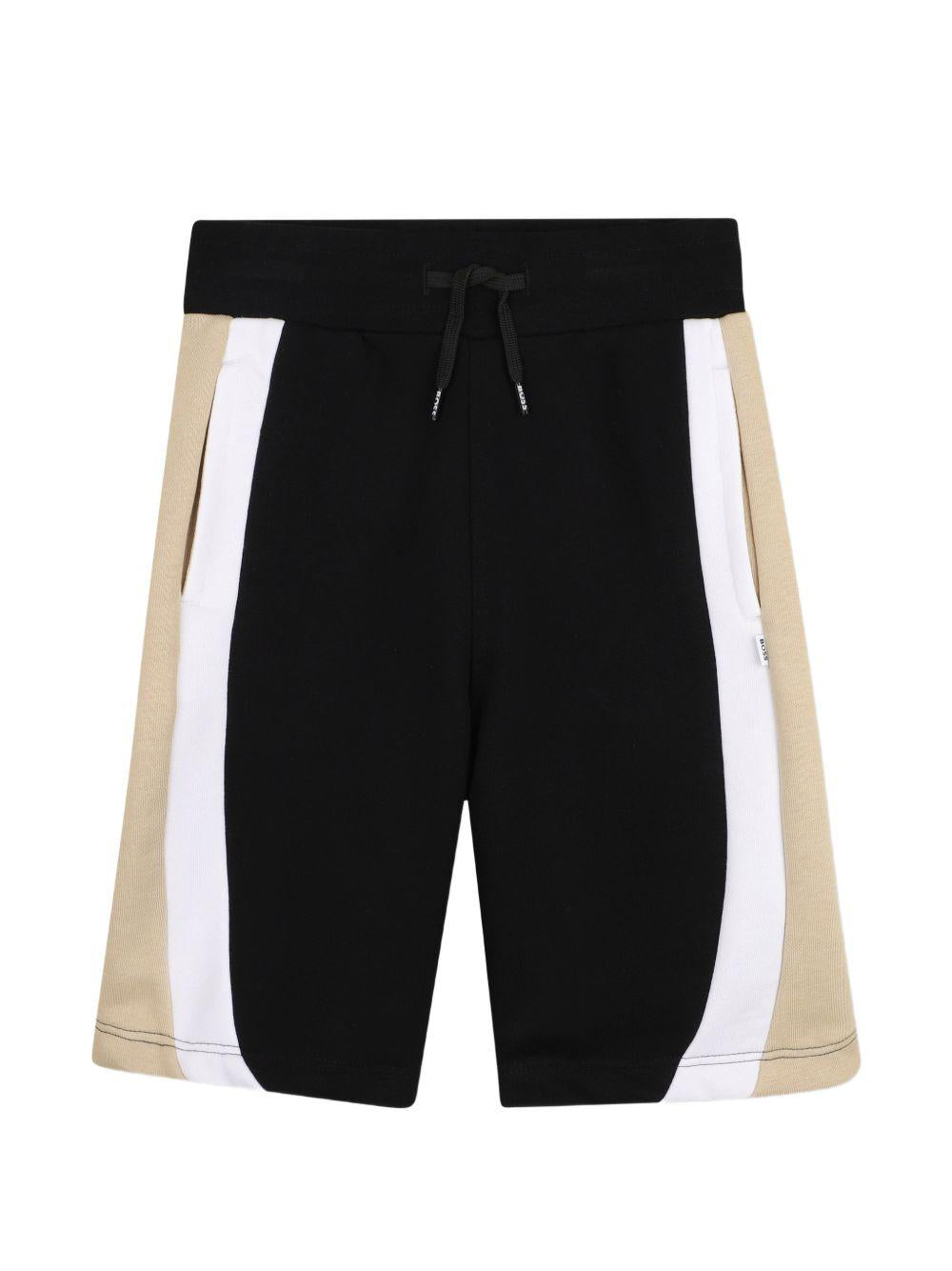 Shorts per bambino Boss Kids multicolore con dettaglio logo J52927 09B BOSS KIDS