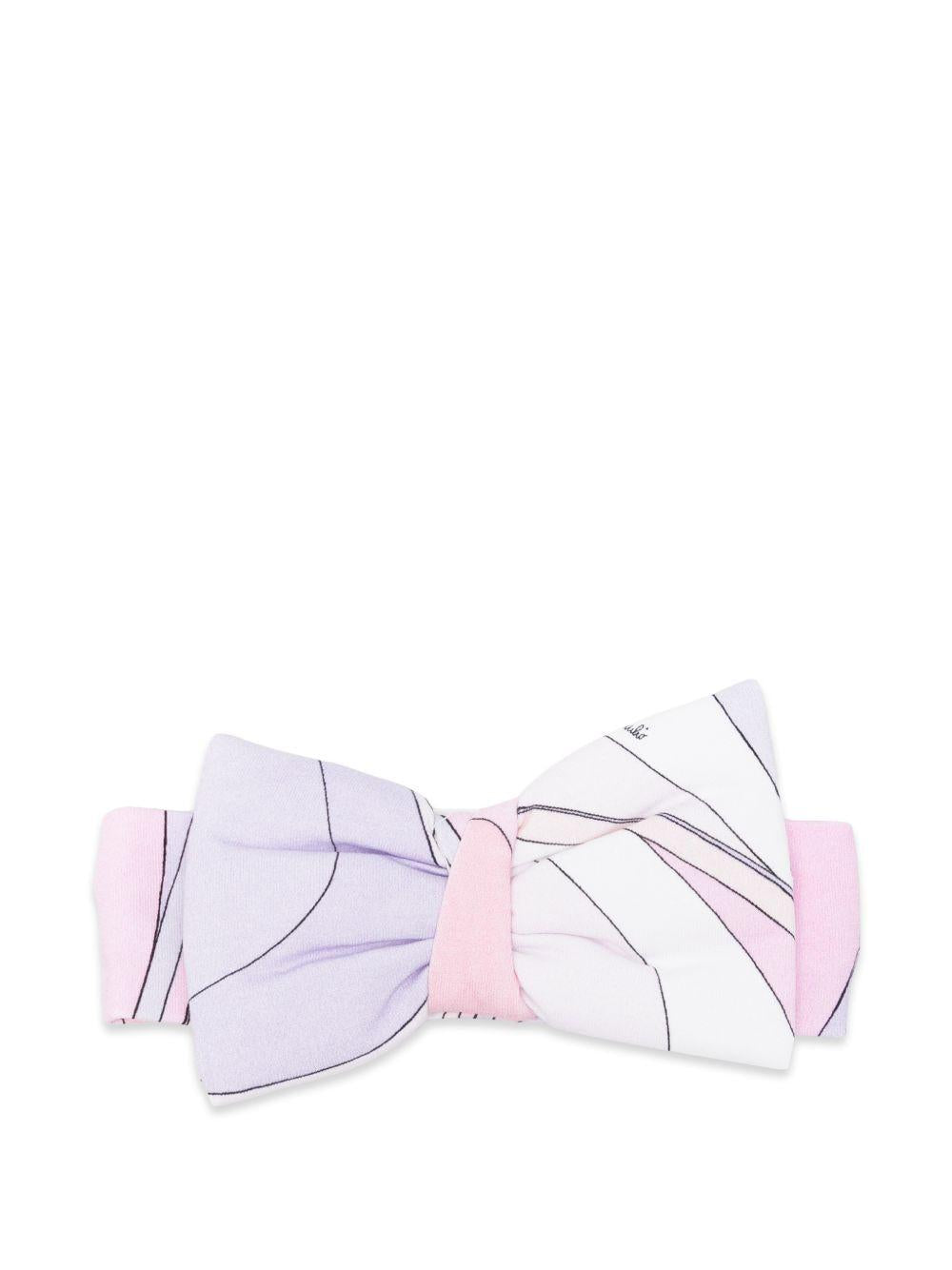 Cerchietto per neonata Emillio Pucci Junior lilla con dettaglio fiocco PY0024 Z3688 508LI EMILIO PUCCI KIDS