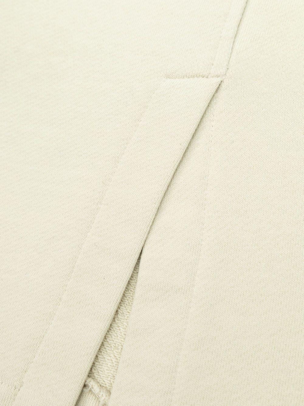Gonna in cotone per bambina Off-White Kids bianco con spacco posteriore OGCK005S25FLE001 0572 OFF WHITE KIDS