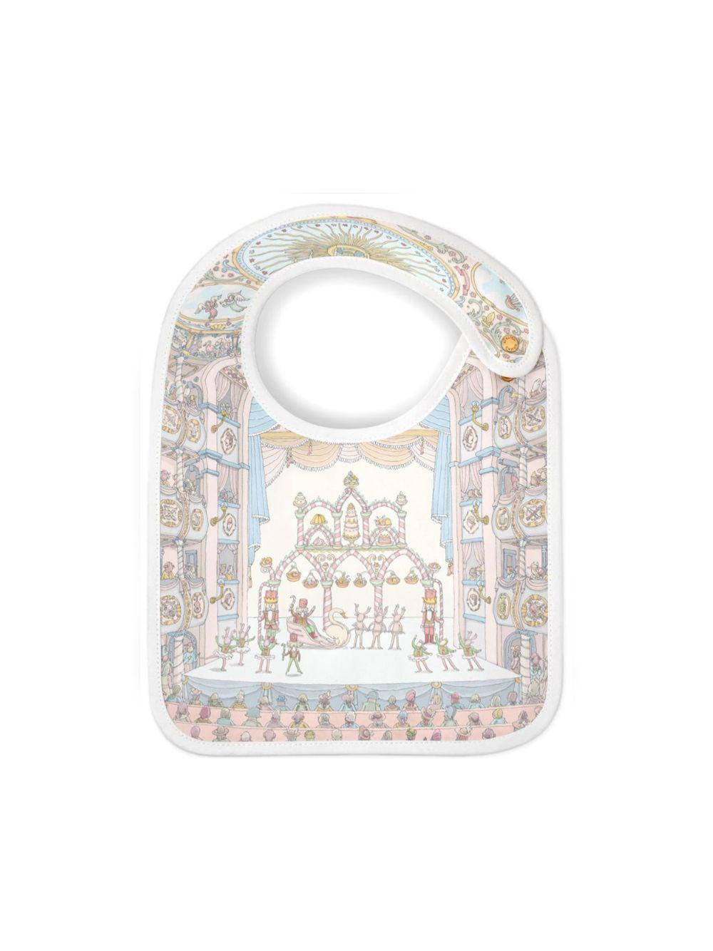 Bavaglino per neonati Atelier Choux bianco con stampa BI-CS-NUC R-U ATELIER CHOUX PARIS KIDS