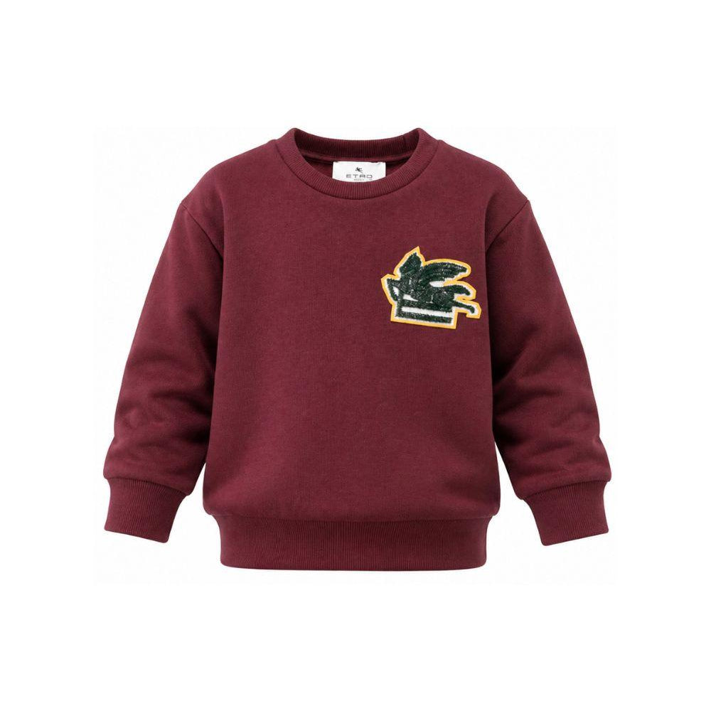 Felpa per bambino Etro Kids bordeaux con motivo Pegaso GZ4P50 Z3183 530 ETRO KIDS