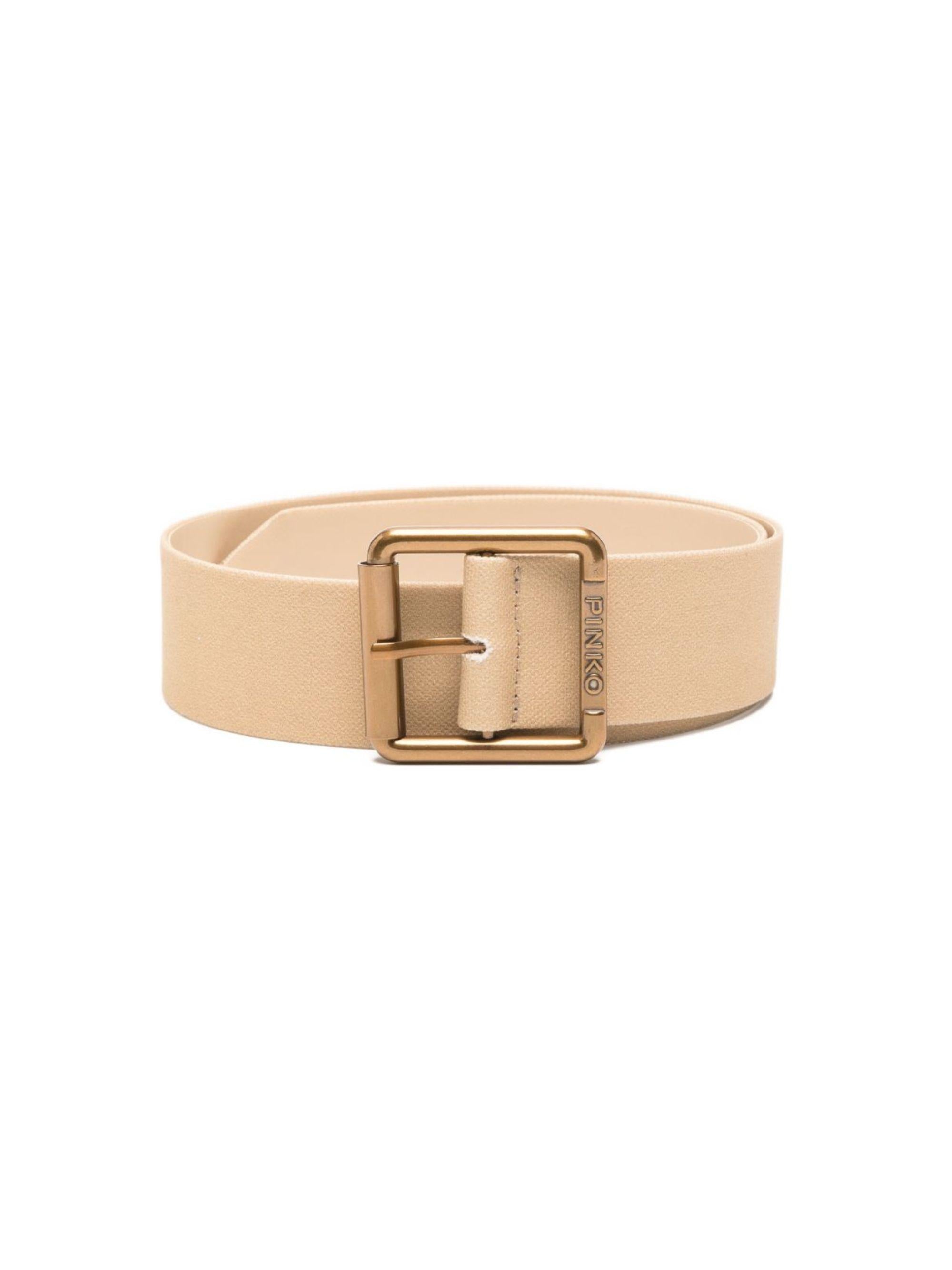 Cintura per bambina Pinko Kids beige con fibbia squadrata KFAV011CTV135 6023 PINKO KIDS