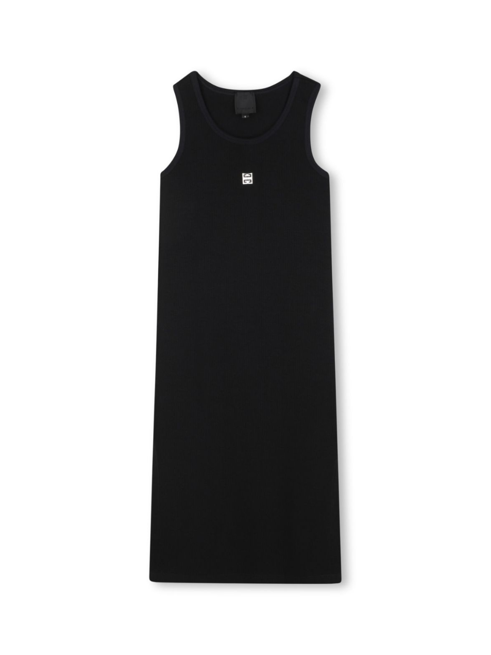 Abito per bambina Givenchy Kids nero con placca 4G con logo sul retro H30777 09B GIVENCHY KIDS