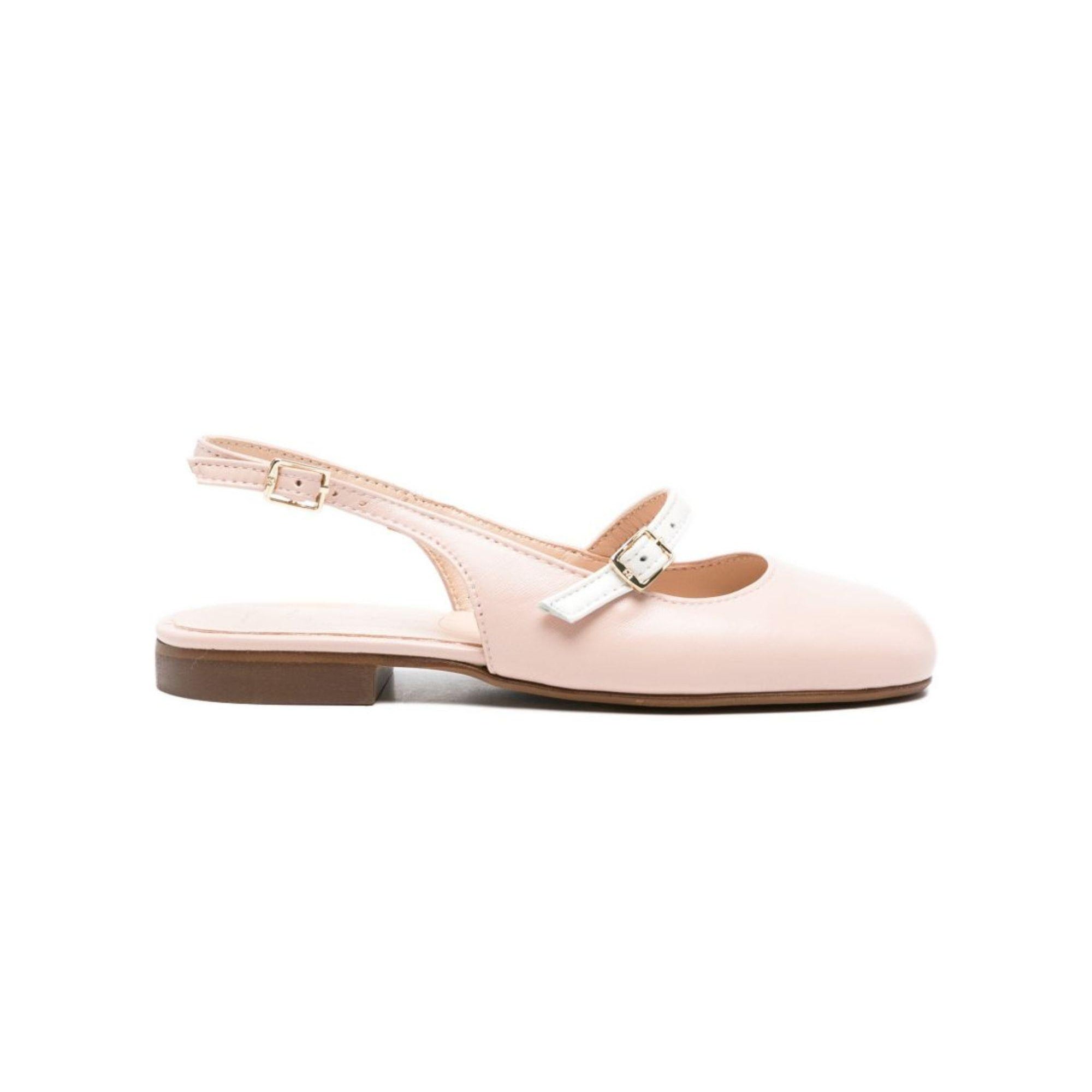 Ballerine per bambina Eli1957 rosa chiaro con punta tonda 52007AN PRADA Eli Kids