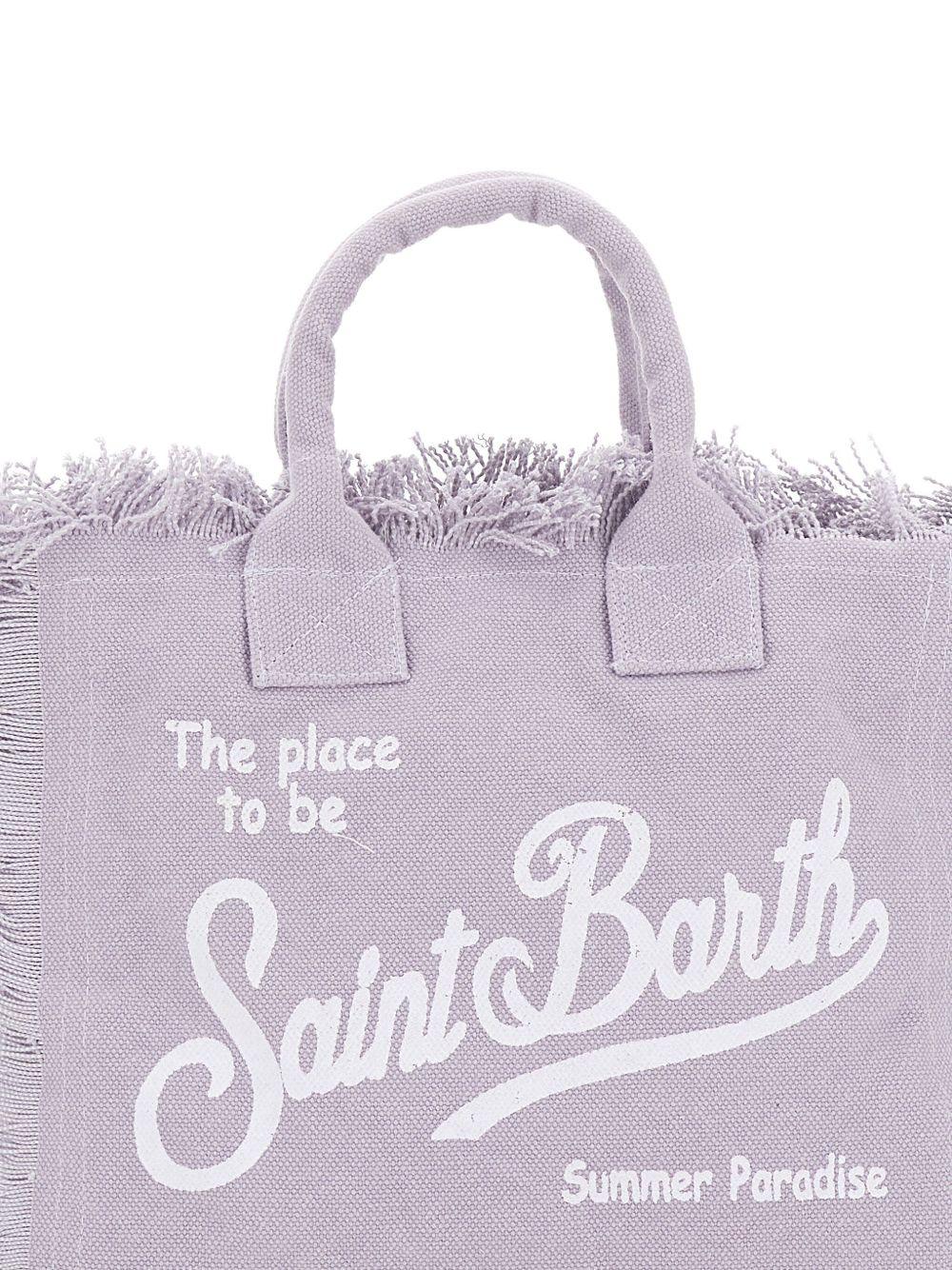 Borsa Colette MC2 Saint Barth lilla con dettaglio frange COL0001 02562L MC2 ST. BARTH KIDS