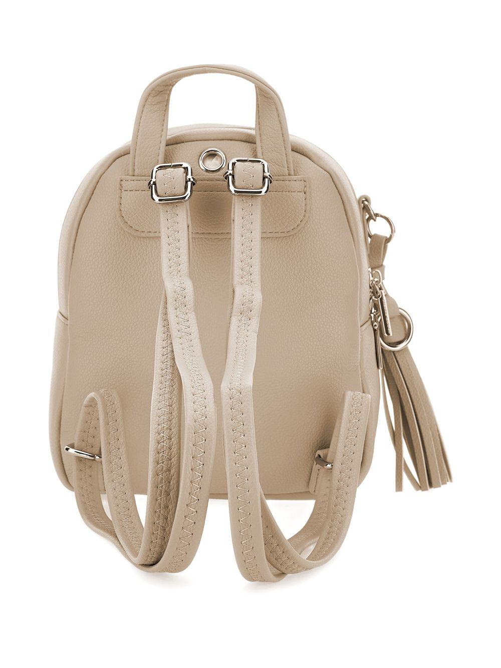 Zaino per bambina Monnalisa beige con dettaglio logo 19G027 7764 0002 MONNALISA KIDS